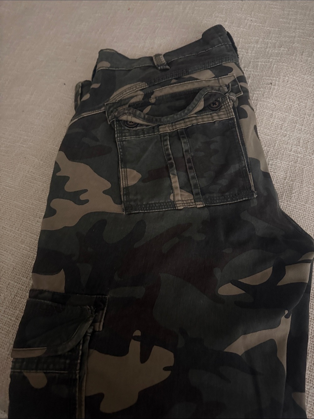 Jordan Craig Men's Cargo Pants in Camouflage Green and Dark Green
